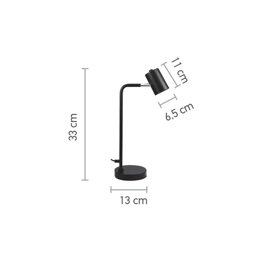 InLight Επιτραπέζιο φωτιστικό σε λευκό χρώμα 1XGU10 D:33cm (3015-WH)