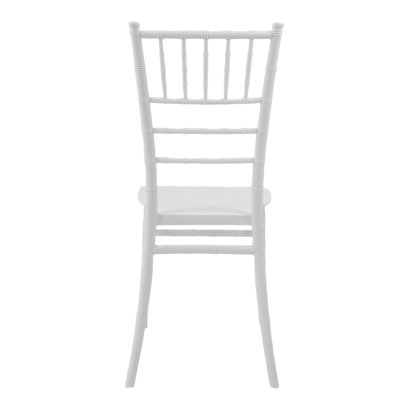 Καρέκλα Tiffany Ι pakoworld pp σε λευκή απόχρωση 38.5x46.5x87εκ