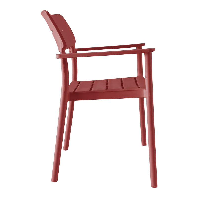 Πολυθρόνα Pilma pakoworld terracotta PP 57x54x82εκ