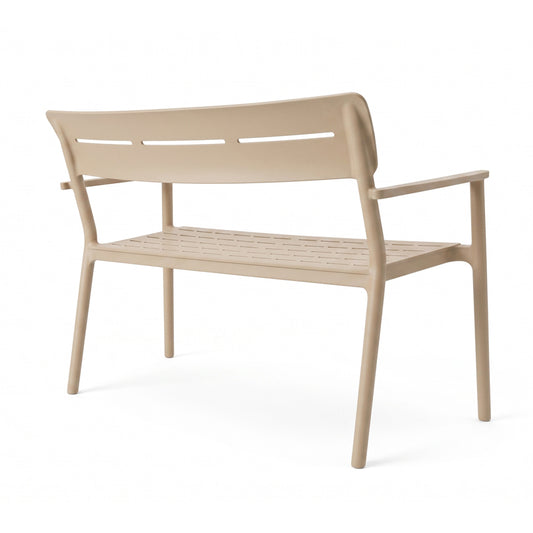 Παγκάκι διθέσιο Cadrin pakoworld cappuccino PP 117x60x83εκ