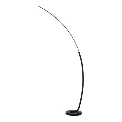 Φωτιστικό δαπέδου Archer pakoworld led μαύρο μεταλλικό 70x28x165εκ
