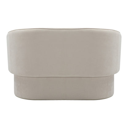 Καναπές διθέσιος Playmob pakoworld ύφασμα σε μπεζ απόχρωση 128x65x79εκ