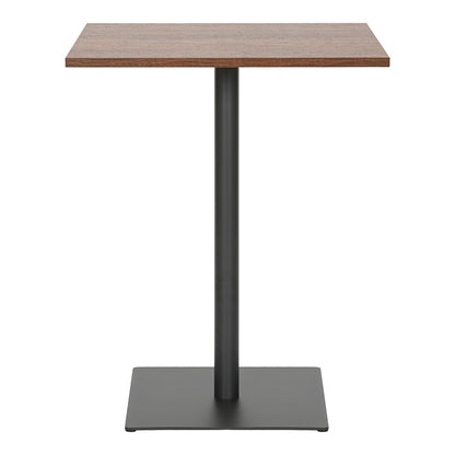 Τραπέζι Nerobian pakoworld mdf σε καρυδί απόχρωση 60x60x75εκ