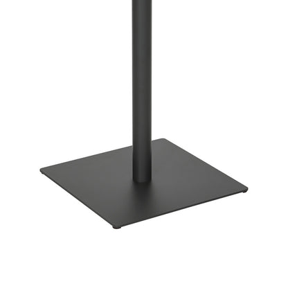 Τραπέζι Nerobian pakoworld mdf σε καρυδί απόχρωση 60x60x75εκ