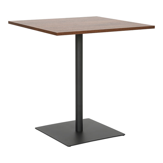 Τραπέζι Nerobian pakoworld mdf σε καρυδί απόχρωση 70x70x75εκ