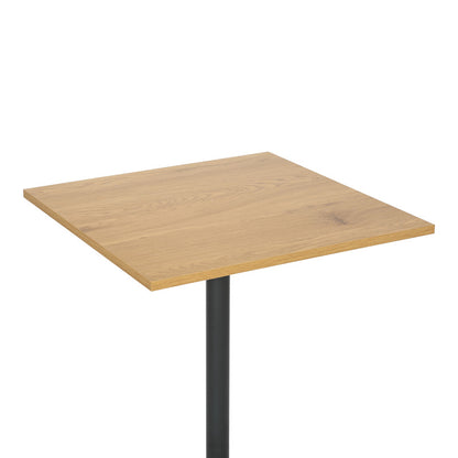 Τραπέζι Nerobian pakoworld mdf σε sonoma απόχρωση 60x60x75εκ