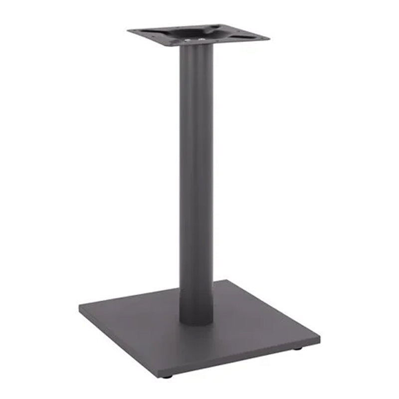 Βάση τραπεζιού Batan pakoworld μεταλλική σε μαύρη απόχρωση 40x40x72εκ