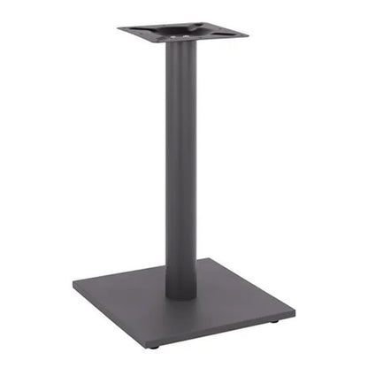 Βάση τραπεζιού Batan pakoworld μεταλλική σε μαύρη απόχρωση 40x40x72εκ