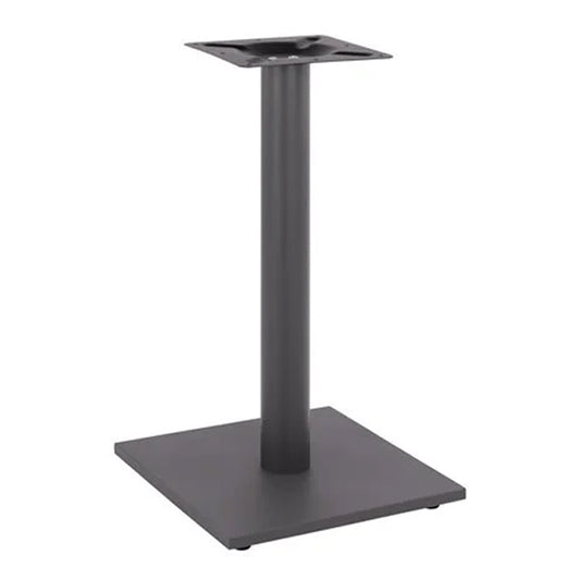 Βάση τραπεζιού Batan pakoworld μεταλλική σε μαύρη απόχρωση 40x40x72εκ