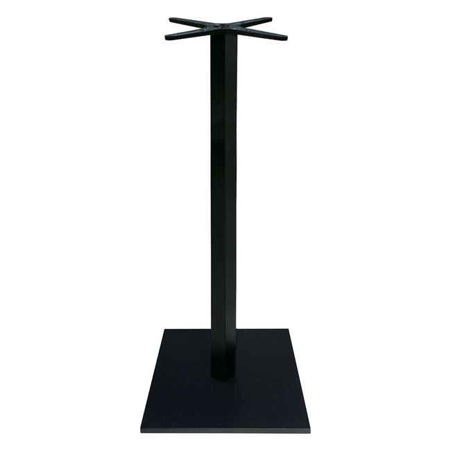 Βάση τραπεζιού Bar Cabanol pakoworld μεταλλική σε μαύρη απόχρωση 45x45x108εκ