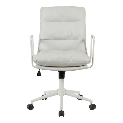 Καρέκλα γραφείου διευθυντη Kreno pakoworld PES γκρι 56x67x89-97εκ
