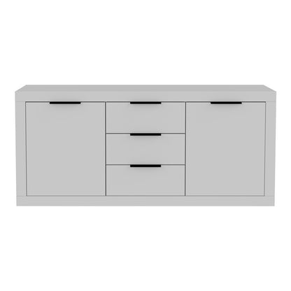Μπουφές Doha pakoworld σε λευκή απόχρωση 180x45x80.5εκ
