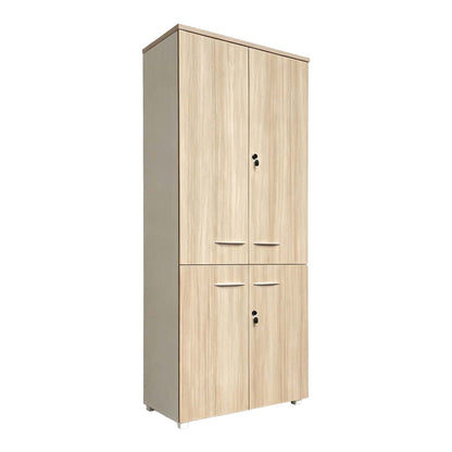 Ντουλάπα γραφείου Armadi pakoworld σε oak-μπεζ 80x40x200εκ
