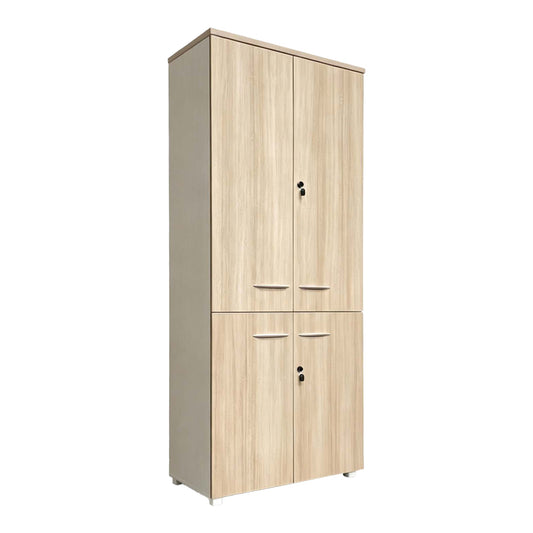 Ντουλάπα γραφείου Armadi pakoworld σε oak-μπεζ 80x40x200εκ
