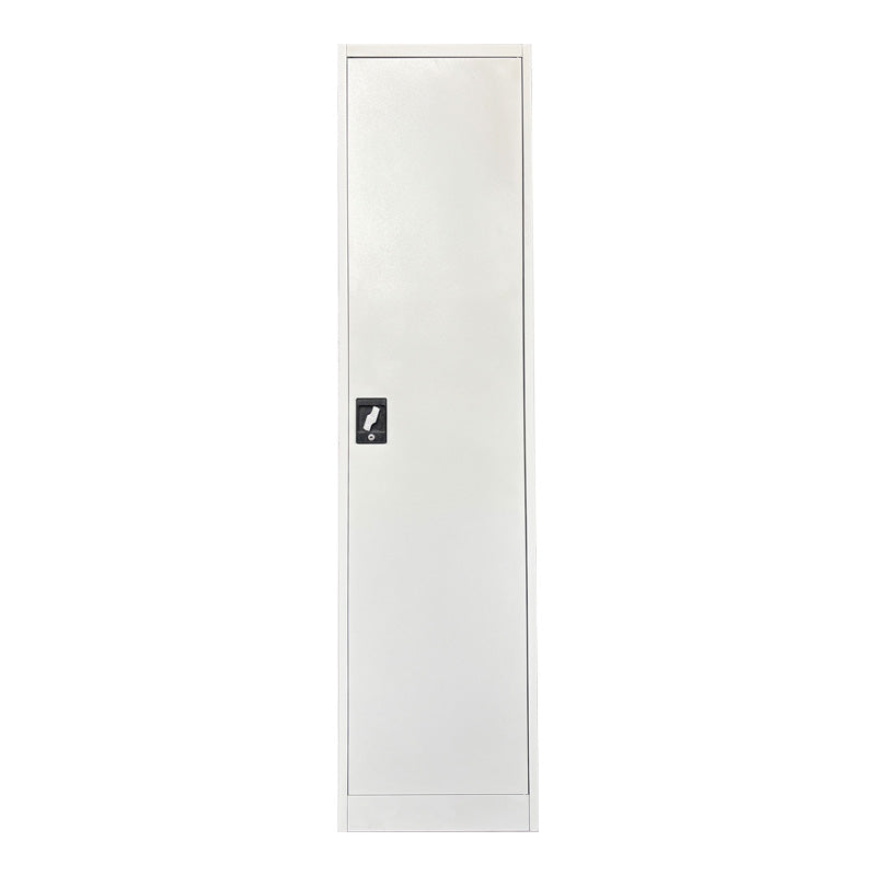 Ντουλάπα-στήλη Koya pakoworld μέταλλο σε απόχρωση ανοιχτό γκρι 50x45x180εκ