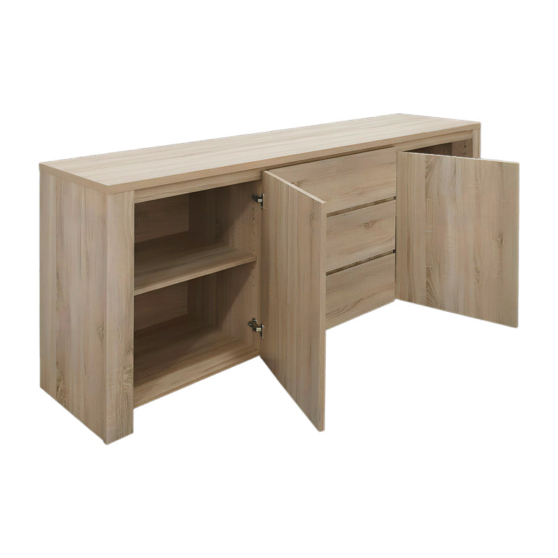 Μπουφές Kalya pakoworld σε sonoma απόχρωση 220x49x89.5εκ