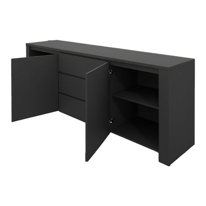 Μπουφές Kalya pakoworld σε ανθρακί απόχρωση 220x49x89.5εκ