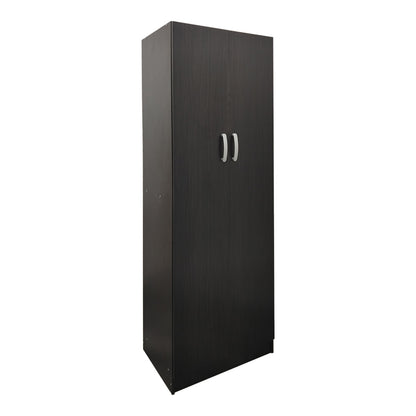 Ντουλάπα δίφυλλη Athos pakoworld σε wenge απόχρωση 60x42x180εκ