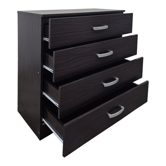 Συρταριέρα Athos pakoworld σε wenge απόχρωση 80x40x79εκ