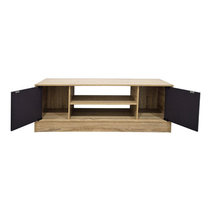 Έπιπλο τηλεόρασης Sasa pakoworld sonoma-ανθρακί 120x35x41.5εκ