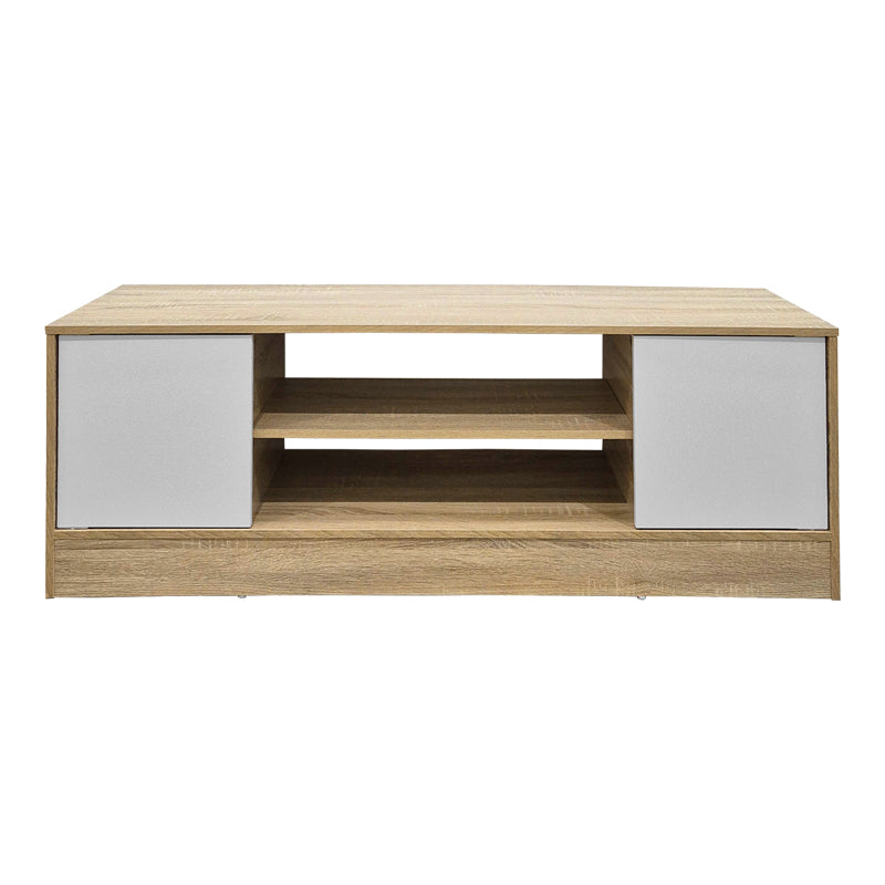 Έπιπλο τηλεόρασης Sasa pakoworld sonoma-λευκό 120x35x41.5εκ