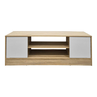 Έπιπλο τηλεόρασης Sasa pakoworld sonoma-λευκό 120x35x41.5εκ