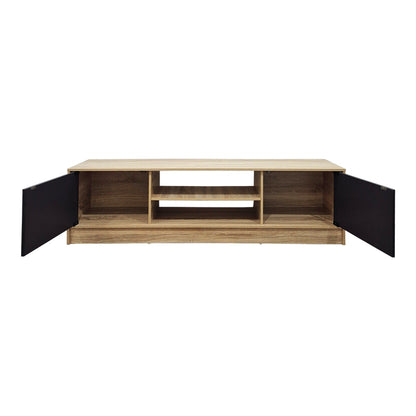 Έπιπλο τηλεόρασης Sasa pakoworld sonoma-ανθρακί 150x35x41.5εκ