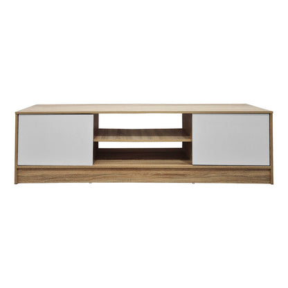 Έπιπλο τηλεόρασης Sasa pakoworld sonoma-λευκό 150x35x41.5εκ