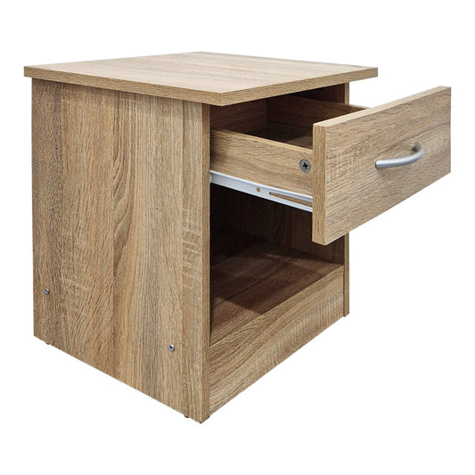 Κομοδίνο Bedy pakoworld sonoma 40x34x42εκ