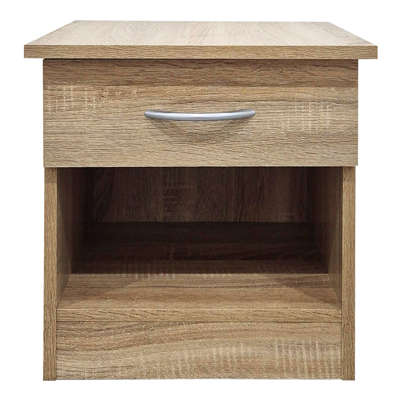 Κομοδίνο Bedy pakoworld sonoma 40x34x42εκ