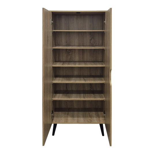 Παπουτσοθήκη-ντουλάπα Oufelia pakoworld sonoma 60x32.5x134.5εκ