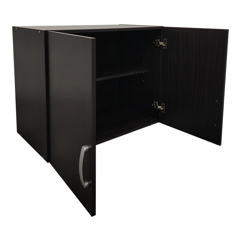 Ντουλάπα εξάφυλλη με πατάρι Athos pakoworld wenge 240x42x240εκ