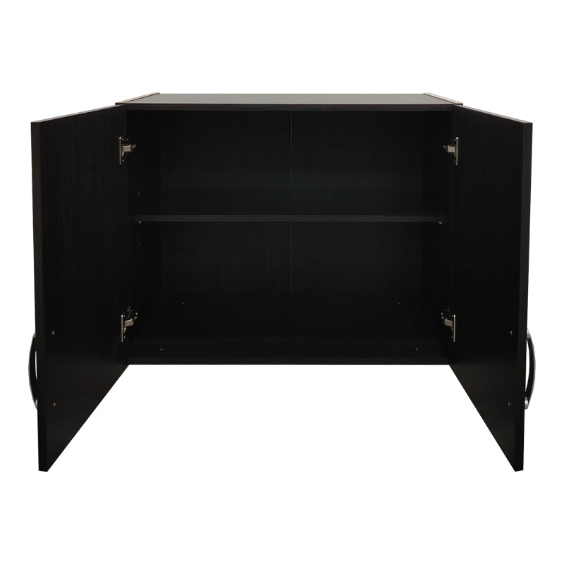 Ντουλάπα εξάφυλλη με πατάρι Athos ΙΙ pakoworld wenge 240x42x240εκ