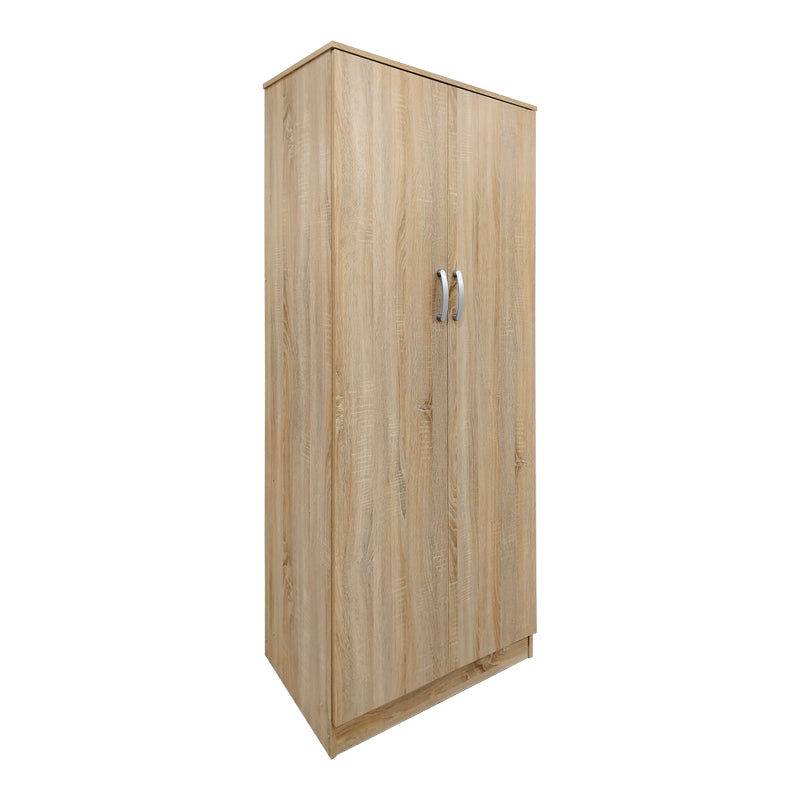 Ντουλάπα εξάφυλλη με πατάρι Athos I pakoworld sonoma 240x42x240εκ