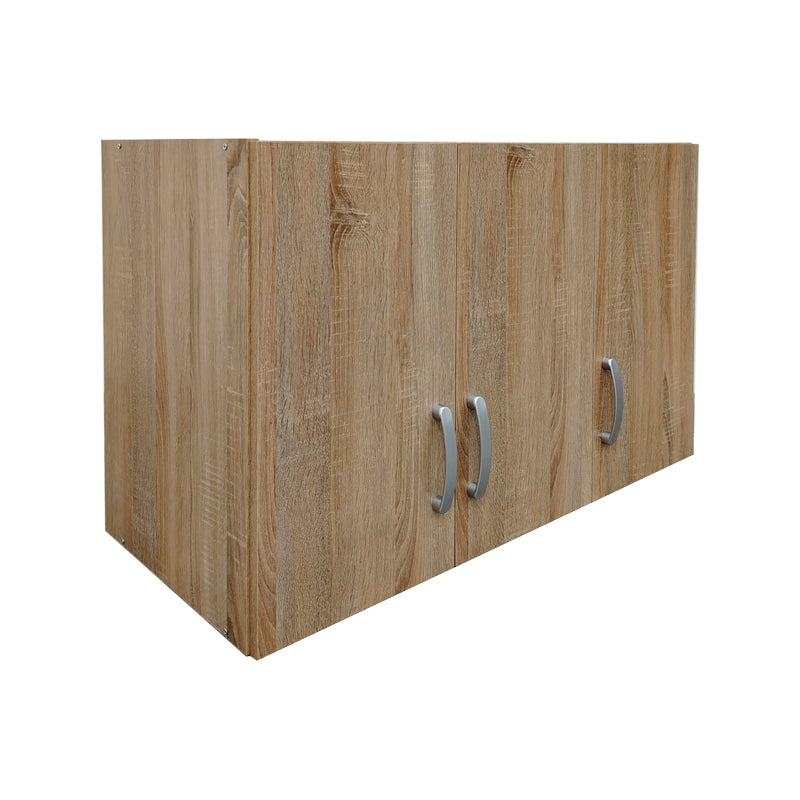 Ντουλάπα πεντάφυλλη με πατάρι Athos I pakoworld sonoma 170x42x240εκ