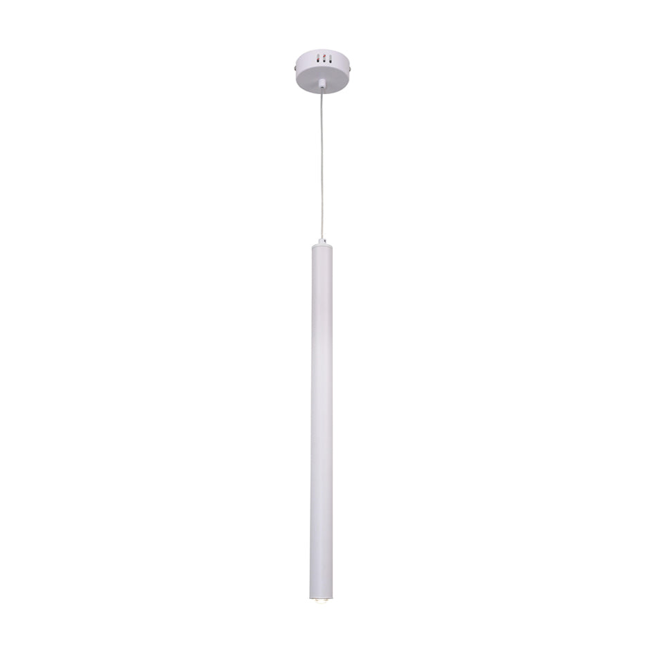 InLight Κρεμαστό φωτιστικό LED 5W 3000K σε λευκή απόχρωση D:50cm (4018-WH)