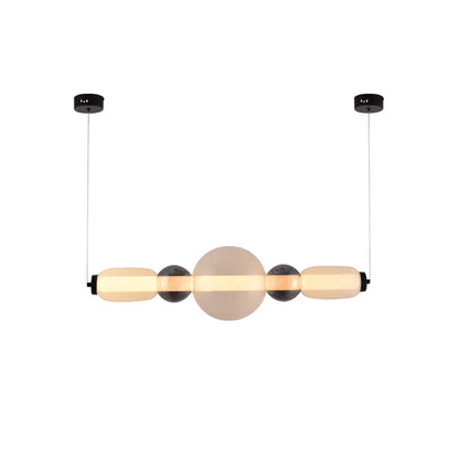 Inlight Κρεμαστό φωτιστικό LED 50W από γυαλί D:80x20cm (4078-Smoky)