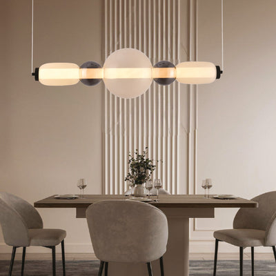 Inlight Κρεμαστό φωτιστικό LED 50W από γυαλί D:80x20cm (4078-Smoky)