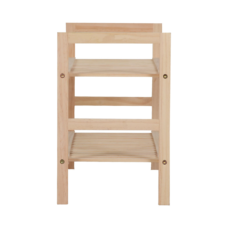 Παπουτσοθήκη Steper pakoworld 8 ζευγών ξύλο ελάτου σε φυσική απόχρωση 71x26x40εκ