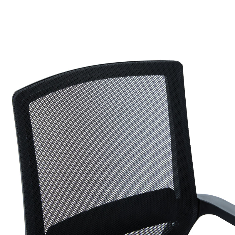 Καρέκλα επισκέπτη Palma pakoworld mesh μαύρο 46x52x94εκ