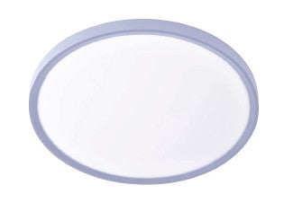 Inlight Πλαφονιέρα οροφής LED 50W 3CCT (by switch on base) σε ασημί απόχρωση D:60x2,5cm (42036-A-Silver)