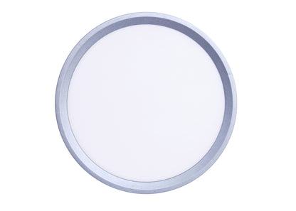Inlight Πλαφονιέρα οροφής LED 24W 3CCT (by switch on base) σε ασημί απόχρωση D:30x2,5cm (42036-D-Silver)