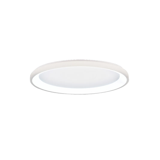 Inlight Πλαφονιέρα οροφής LED 28W 3CCT από λευκό μέταλλο και ακρυλικό D:60x5cm (42044-B-White)