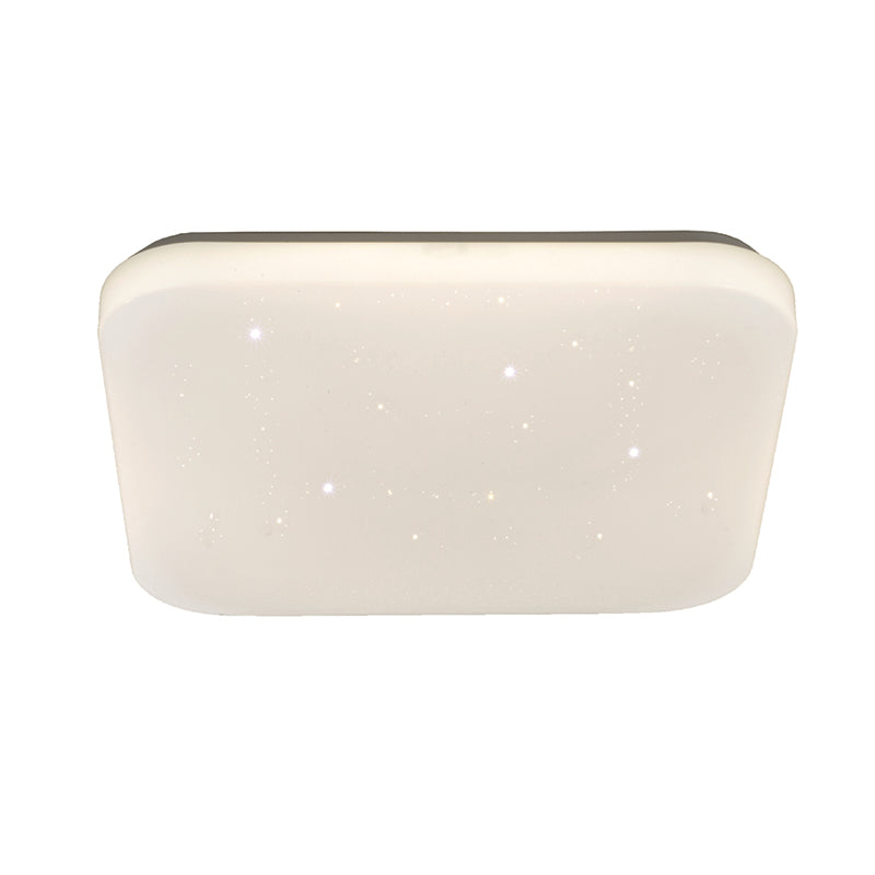 InLight Πλαφονιέρα οροφής LED 32W 4000K από λευκό ακρυλικό D:43,5cm (42163-B-Λευκό)