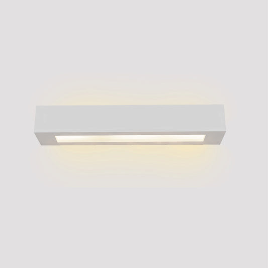 Inlight Επιτοίχιο Φωτιστικό Γύψινο Λευκό 3×E14 – 45 cm (43049-A-White)