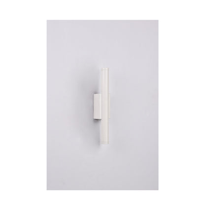 Inlight Επιτοίχιο φωτιστικό LED 2*5W 3000K σε λευκή απόχρωση απο αλουμίνιο D:30x6cm (43061-White)