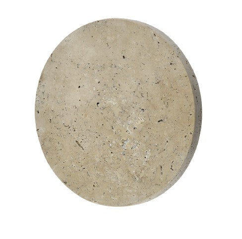 InLight Επιτοίχιο φωτιστικό γκρι από travertine marble LED 3.5W D:16cm (43068-B)