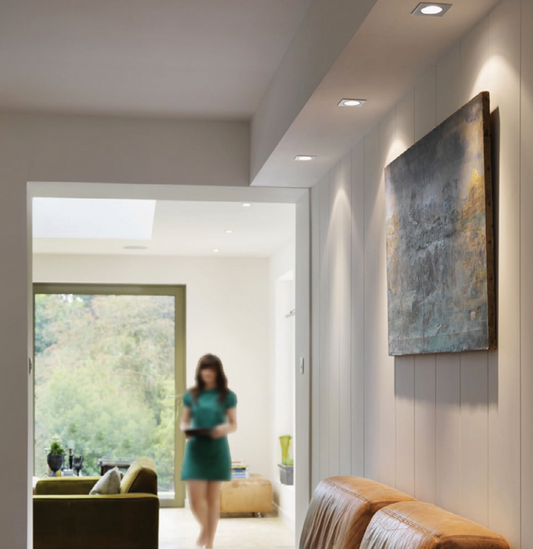 InLight Χωνευτό σποτ από χρώμιο μέταλλο 1XGU10 D:9cm (43278-Χρώμιο)