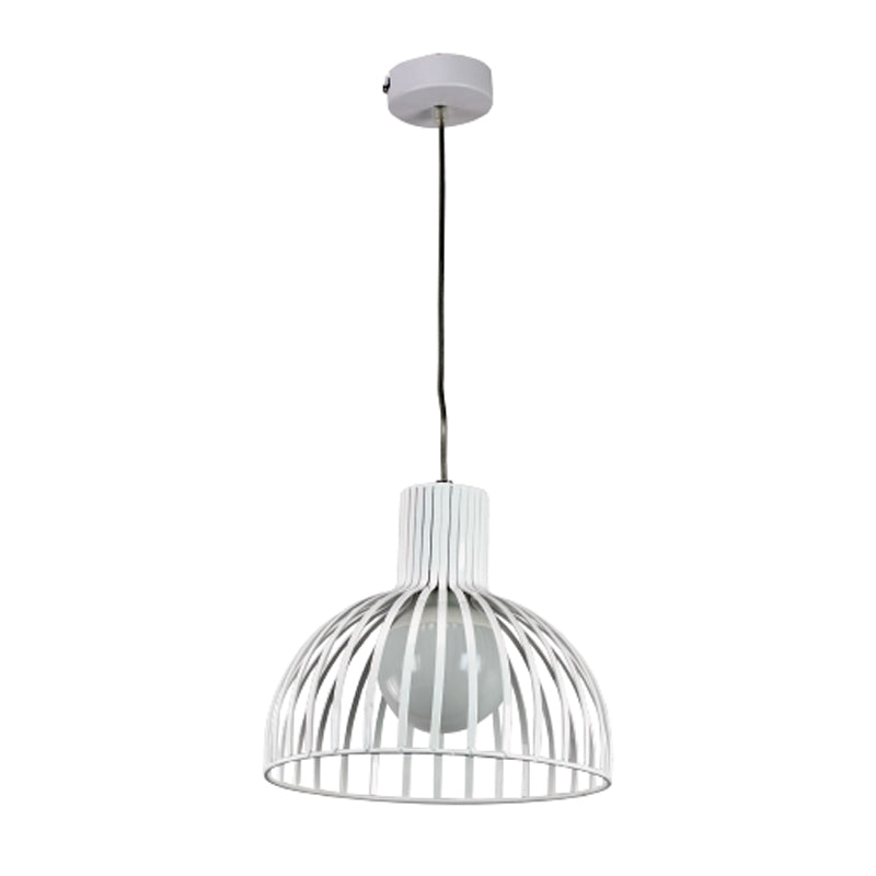 InLight Κρεμαστό φωτιστικό από λευκό μέταλλο 1XE27 D:25cm (4346-Β-WH)