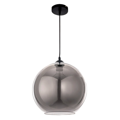 InLight Κρεμαστό φωτιστικό από φιμέ γυαλί 1XE27 D:25cm (4355-Β)